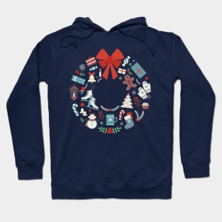 Christmas Wreath With Snowman | Christmas Is Coming Hoodie